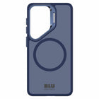 Blu Element - ÉtuiChromatic Kick avec aimants pour Samsung Galaxy S26+, Bleu Marine-Support dépliable pour objectif d'appareil photo