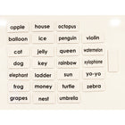 Ashley Productions - ASH40006-3 Mots illustrés ABC aimantés recto verso - 27 par ensemble - 3 ensembles-Chaque tuile comporte une lettre majuscule et une lettre minuscule avec une image représentant la lettre.