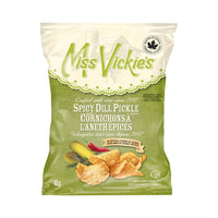 Miss Vickie's - Croustilles Cuites a la Marmite a Saveur de Cornchons a L'aneth Epices - 40g-Aucun arome ou colorant artificiel