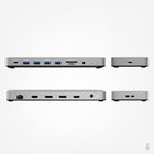 Plugable - Station d'accueil pour ordinateur portable 100 W avec DOUBLE moniteur USB-C 4K enfichable-4K à votre façon : abandonnez les adaptateurs, avec 2 ports HDMI et 2 ports DisplayPort, cette station d'accueil pour ordinateur portable s'adapte à vous : connectez deux écrans jusqu'à 4K 60 Hz pour une vidéo ultra fluide. Le tout connecté par un seul cordon USB-C à l’ordinateur