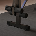 Soozier - Banc de musculation réglable avec extension pour les jambes - Bleu et noir-Incliné, plat et décliné offrent d'innombrables options d'exercices
