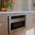 Kucht - Four micro-ondes encastré 24 po, 1,2 pi³ - Tiroir micro-ondes - Acier inoxydable-Design profil bas avec fini en acier inoxydable