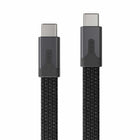Statik - MagStack Slim Pro Câble de Charge/Sync USB-C vers USB-C de 3.3 pi, Noir-Fixation magnétique 2 fois plus puissante. Reste bien rangé. Adhère facilement aux surfaces magnétiques, comme les réfrigérateurs, les ordinateurs, etc