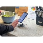 Uncaged Ergonomics - Support pivotant et réglable pour ordinateur portable et téléphone RISE - Noir-Le support pour ordinateur portable refroidit l'ordinateur portable en dissipant la chaleur.