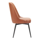 Zuo - Keppel Chaise de salle à manger pivotante - Brun - Ensemble de 2-Garantie limitée de 3 ans