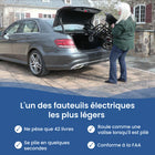 Journey - Air 2026 Fauteuil roulant électrique pliant léger - noir-Le design compact facilite le transport dans les véhicules et le rangement à domicile
