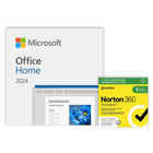 Microsoft - Office Home 2024 + Norton 360 Standard - 1 appareil - Abonnement de 12 mois [Téléchargement]-Ramenez la puissance de Microsoft Office à la maison