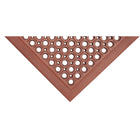 Edgewood - Tapis Série Competitor Anti-Fatigue à Surface Ouverte, Résistant Aux Graisses, Pour Usage Intensif - 3 pi l x 5 pi L x 7/8 po P - Orange Brulé-Parfait pour les cuisines, les ateliers de mécanique, l'industrie manufacturière, l'industrie pétrolière et gazière
