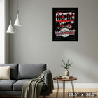 AC/DC We Salute You impression with Platinum LP - Impression encadree - 29" x 38"-Prêt à accrocher - livré entièrement assemblé