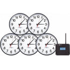 Pyramid Time Systems - Time Trax Sync RF Horloges sans fil dans une boîte analogique ensemble-Kit de démarrage d'horloge murale synchronisée simple pour synchroniser l'heure précise sur plusieurs départements ou postes de travail , favorise la productivité, la fiabilité et l'efficacité