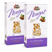San Andrés - nougat tendre aux amandes 150 g - paquet de 2-Nougat tendre espagnol traditionnel aux amandes