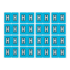 Oxford Étiquettes alphabétiques compatibles Datafile, « H », bleu cl-Assignez des lettres spécifiques aux sections de classement individuelles