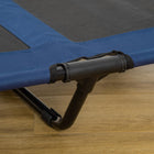 PawHut - Lit pour chien surélevé pour chiens XL, intérieur/extérieur, 36 po L x 30 po l x 7 po H, bleu-Surélevé pour plus de confort et une circulation d'air sur tous les côtés 