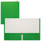 Staples - Portefeuille à 2 pochettes - Lot de 25 - Vert-Pas de fixation