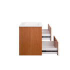 Modway - Scenic Support mural de 24" Vanette de salle de bain - Blanc cerise-Matchs non inclus