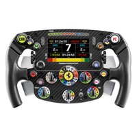 Thrustmaster - Volant Formula Ferrari SF-25 Edition-Écran interactif récis : affichez toutes les données de télémétrie sur une dalle IPS LCD de 4,3” / 109 mm