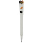 Merangue - Stylos à tête de chat plate - 1.0 mm - Noir-Modèles en silicone assortis