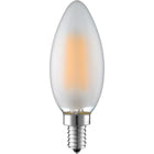 Northern Stars - DEL Ampoule LE-5B10/830/FR 3000K 120V 5.5W E12 500 to 60W - Givrée - Paquet de 2-Givrée