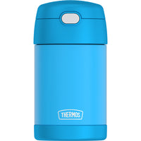 Thermos - Pot alimentaire avec cuillère Thermos FUNtainer, 470 ml, bleu électrique-Technologie d’isolation sous vide ThermosMC offrant une rétention maximale de la température