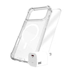 Blu Element - Kit de Protection Totale MagSafe pour iPhone 17 Pro Max-Niveau de protection - 400 chutes à 10 pieds