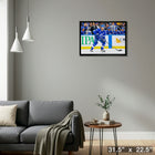 Victor Hedman Tampa Bay Lightning - Toile encadree - 31" x 22"-Prêt à accrocher - livré entièrement assemblé