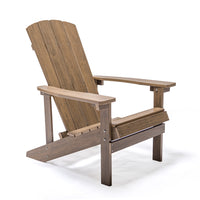 Backyard Lifestyles - Chaise Adirondack - Brun-Polystyrène durable et résistant aux intempéries de type HIPS, polystyrène à haute résistance aux chocs.