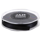JAM Paper - Ruban de satin double face - 3/8" de large x 25 m - Noir-Notre ruban décoratif est fabriqué à partir de satin double face de la plus haute qualité, avec une finition lisse !