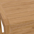 Modway - Carlsbad Bois de teck Terrasse extérieure Table d’appoint - Naturel-8