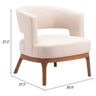 Zuo - Penryn Fauteuil d’appoint - Beige-6