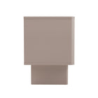 Manhattan Comfort - Table de nuit moderne Ella 19,7" - Mocha-Tiroir élégant sans poignée pour un aspect épuré et dégagé