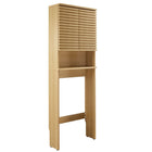 Modway - Render Par-dessus les toilettes Armoire de rangement de salle de bain in Chêne-Armoire de rangement au-dessus de la toilette