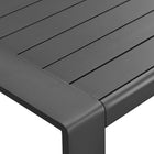 Modway - Lirienne Terrasse extérieure Aluminium Table basse - Gris-8
