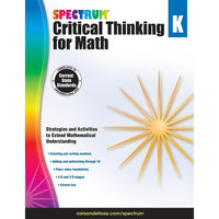 Livre numérique : Carson Dellosa - Spectrum Critical Thinking for Math, maternelle-1