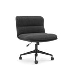 Brassex - Pearson Chaise de bureau - noire-Surface d’assise extra large