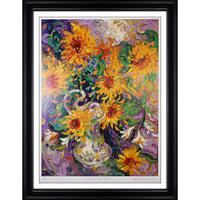 Pitcher of Gold par David Arathoon LE 250 - Impression encadree - 30" x 34"-Impression d'art de haute qualité avec passe-partout et encadrement professionnel