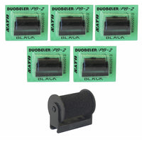 Eddie's - Rouleau encreur pour l'etiqueteuse manuelle Sato 2 lignes de 8 caracteres - noir - 5 paquets-Remplacement du rouleau d'encre pour les pistolets Sato Two Line