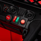 Qaba - Voiture camion pour enfants 12V avec télécommande, portes ouvrables - rouge-Couleur : Rouge 