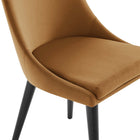 Modway - Viscount Performance Velvet Chaise à manger - Cognac-9