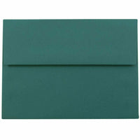 JAM Paper - Enveloppes d'invitation A6 - 4,75 x 6,5 - bleu sarcelle - Paquet de 50-Nos enveloppes sont fabriquées à partir de papier de 28 lb et comportent une fermeture en gomme à rabat droit avec une finition texturée