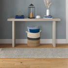 Hudson&Canal - Console Soren 55" de largeur par - Blanc aulne-Nettoyer avec un chiffon doux et sec, sans produits chimiques agressifs ni produits de nettoyage abrasifs