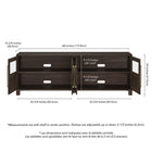 Hudson&Canal - Meuble TV Holbrook pour téléviseurs jusqu'à 75" - Alder Brown-8