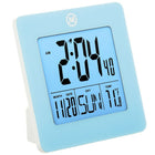 Marathon - Horloge numérique de table Cl030050bl, 3,75 x 3,75 x 1,5 po, bleu-Plastique bleu
