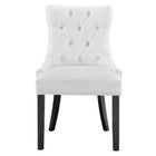 Modway - Regent Touffe Tissu Chaise à manger - Blanc-Assemblée requise