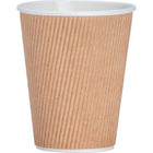 Genuine Joe - Gobelets ondulées, 12 oz, paquet de 25-Paquet de 25