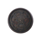 Monarch Specialties - Horloge - 30 po Rond - Mécanisme D'Engrenage - Surdimensionné Grand - Horloge Murale - Noir - Transitionnel-Horloge murale ronde de 30 pouces, tendance et élégante, dotée d'un mécanisme à engrenage ouvert au design saisissant, en noir élégant, parfaite pour un décor moderne et transitionnel