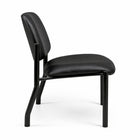 Nicer Interior - Chaise d'invité bariatrique antimicrobienne sans accoudoir-Cadre métallique renforcé robuste avec une capacité de poids allant jusqu'à 400 lb