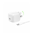 Belkin - Chargeur secteur rapide USB 45 W avec câble USB-C vers USB-C de 1 mètre-Garantie limitée du fabricant de 2 ans