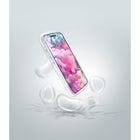 LAUT - Coque AERO SPARKLE MagSafe pour iPhone 16 Pro Max - Argent cristal-L'élément scintillant ajouté à l'intérieur du coussin d'air transforme votre appareil en un accessoire étincelant.