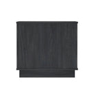 Manhattan Comfort - Ensemble de 2 tables de chevet modernes Horizon 55 cm - gris charbon-Assemblage Snap It Comprend des rainures internes de haute qualité pour un assemblage simple, sans outils requis