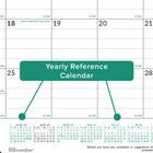 Brownline - 2027 Calendrier sous-main mensuel EcoLogix - 22 po x 17 po-Feuilles reliées en haut, perforées pour un détachement facile